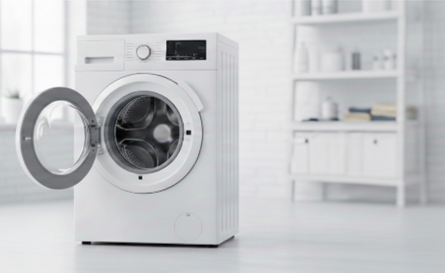 Técnico Servibaires revisando lavarropas